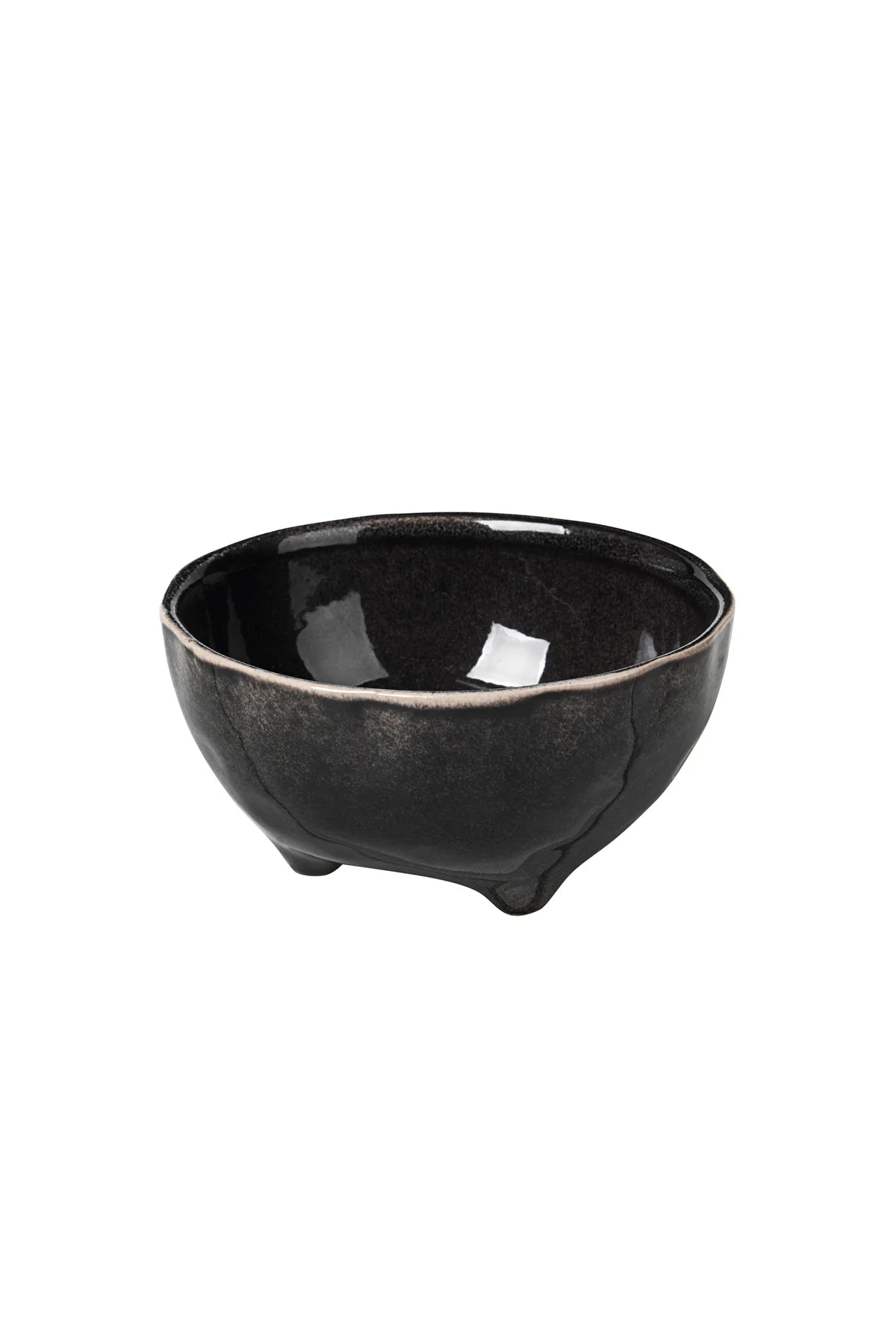 BROSTE Nordic Coal Large Bowl With Feet