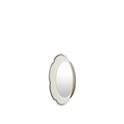 Broste Mirror Hilma Round | Off White Black