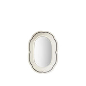 Broste Mirror Hilma Oval | Off White Black