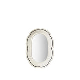 Broste Mirror Hilma Oval | Off White Black