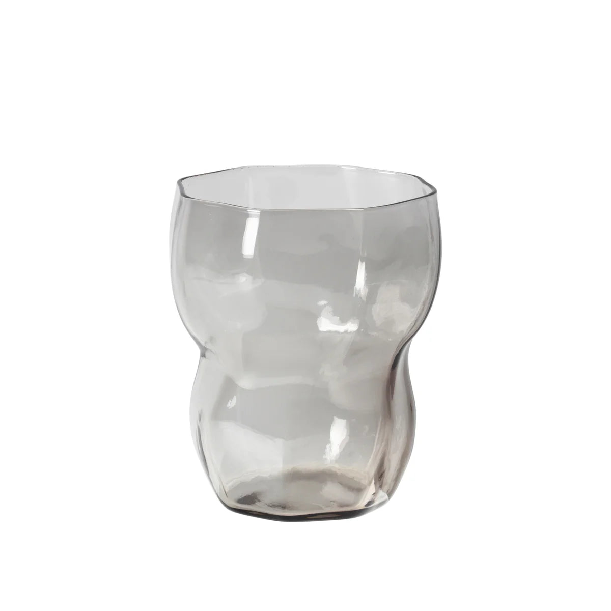 Broste Limfjord Glass Tumbler | Light Grey Large