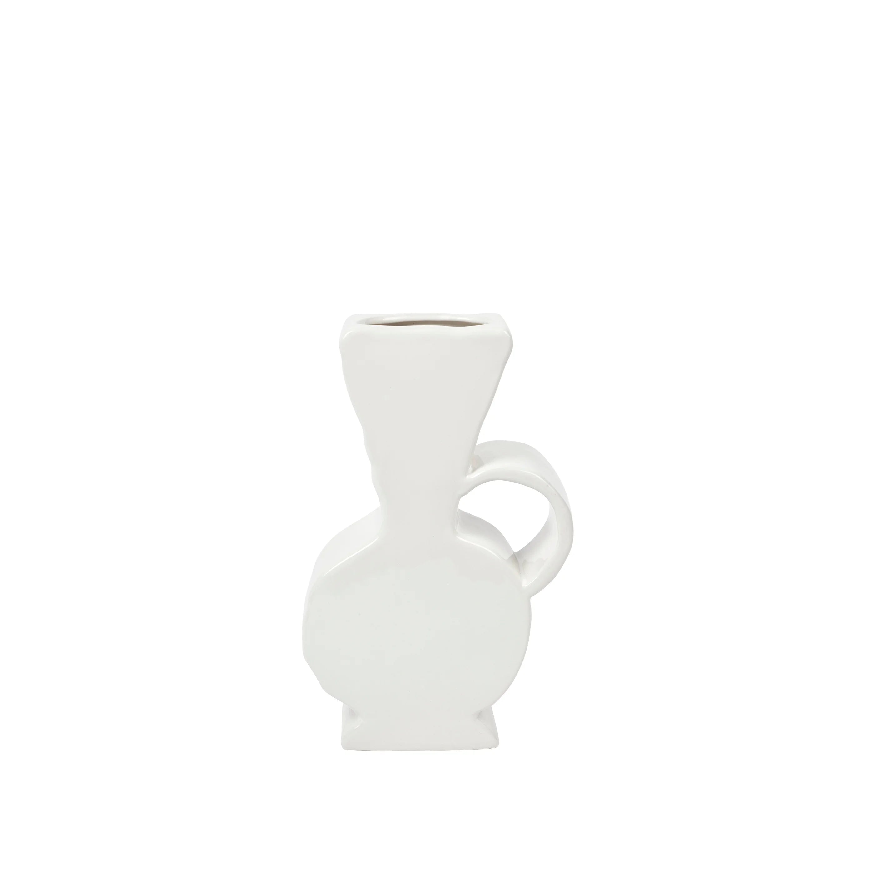 Maytime Broste  Etta Single Handled Vase | Off White