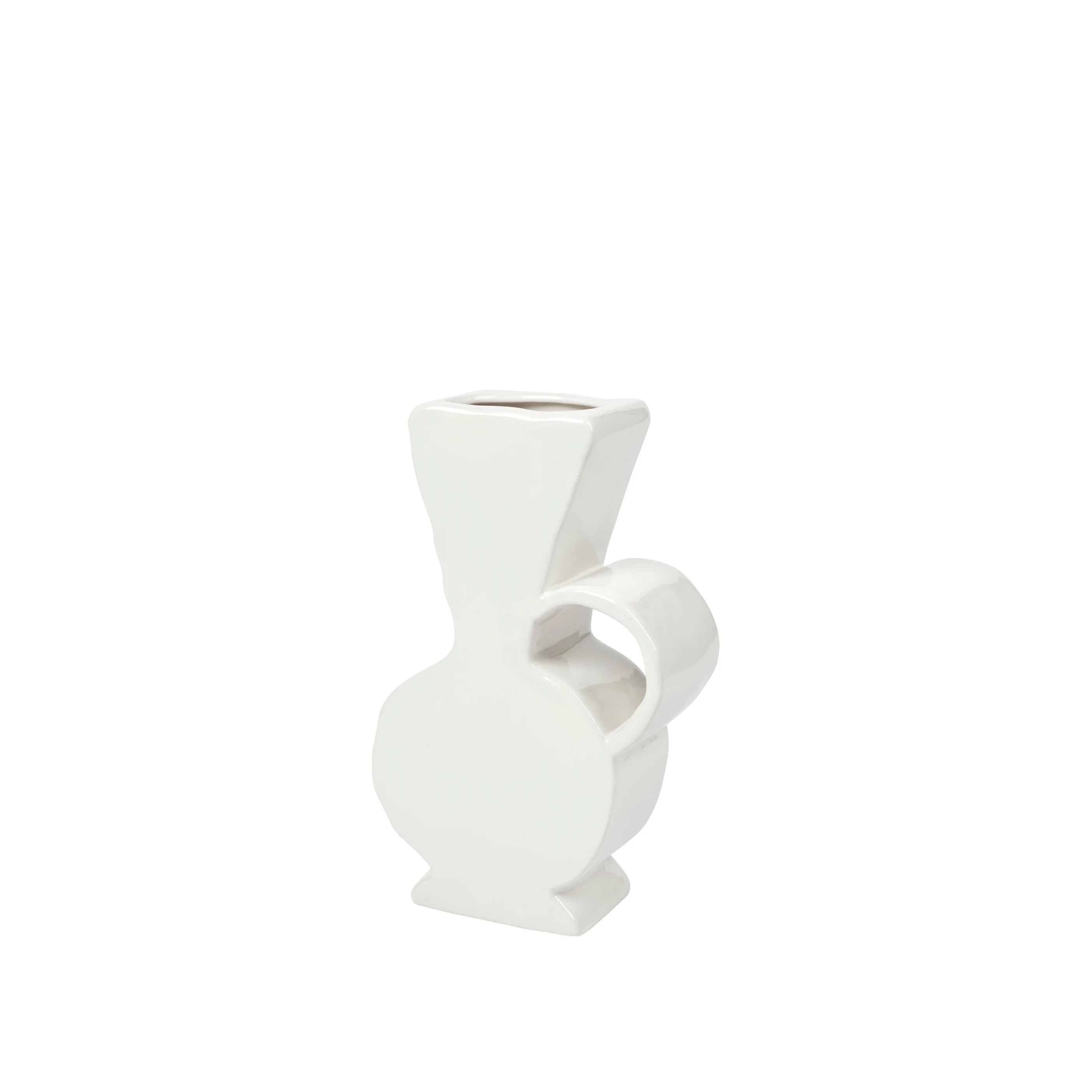 Maytime Broste  Etta Single Handled Vase | Off White