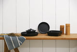 Broste Ovenware Vig Casserole Dish w/Lid | Black