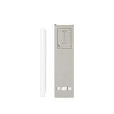 Broste Candle Flat Top Set Of 6 | White