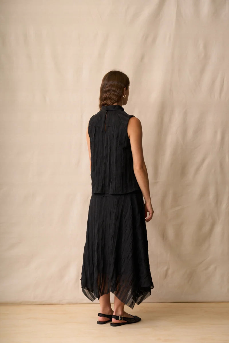 Neris Art House Skirt | Ebony