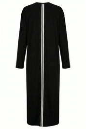 Dref By D Bea Long-Sleeve Dress | Black White