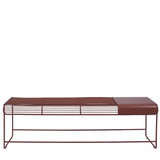 Ico Traders Benmore Bench Seat  | Chocolate Red