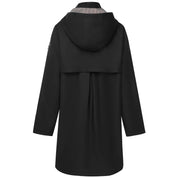 Moke Billie Raincoat | Black Choc Houndstooth