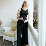Moke Birdie Womens Rib Tank | Black