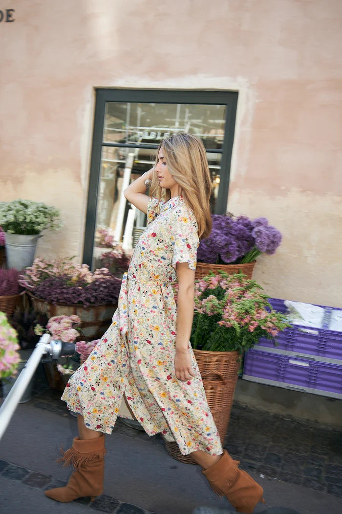 Lollys Laundry Blake Midi Dress | Flower Print