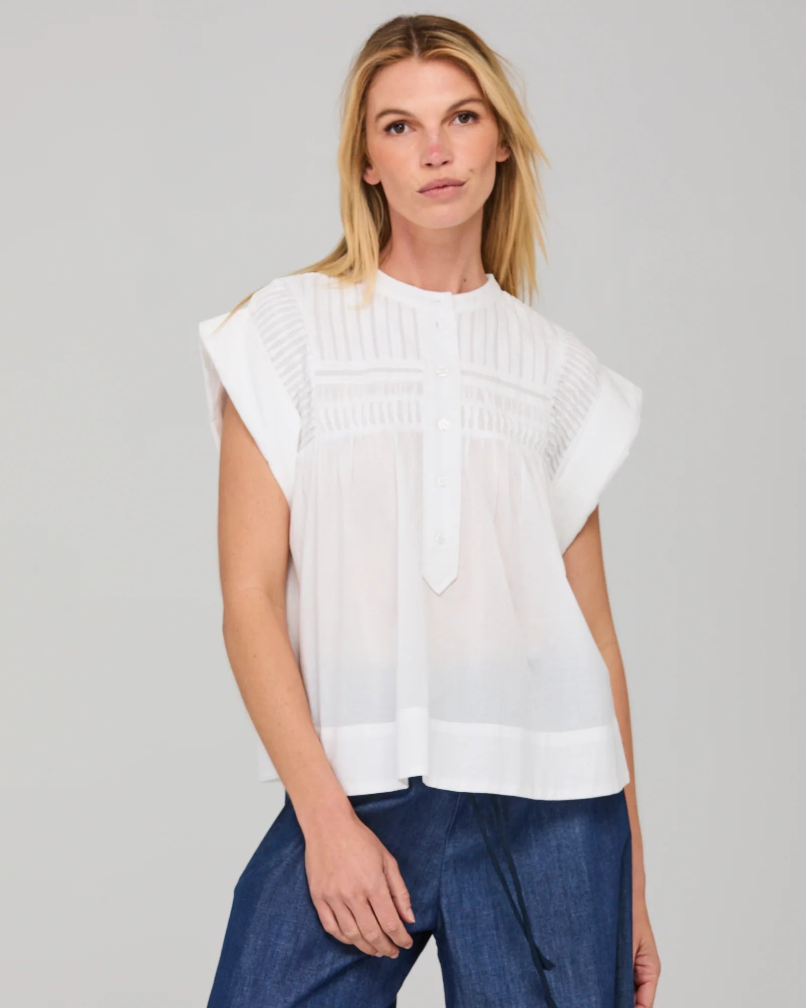 Boom Shankar Danika Top | White