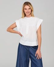 Boom Shankar Danika Top | White