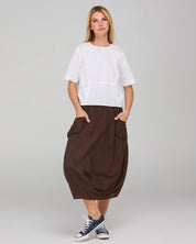Boom Shankar Guru Skirt | Ground Coffee