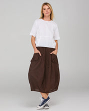 Boom Shankar Guru Skirt | Ground Coffee