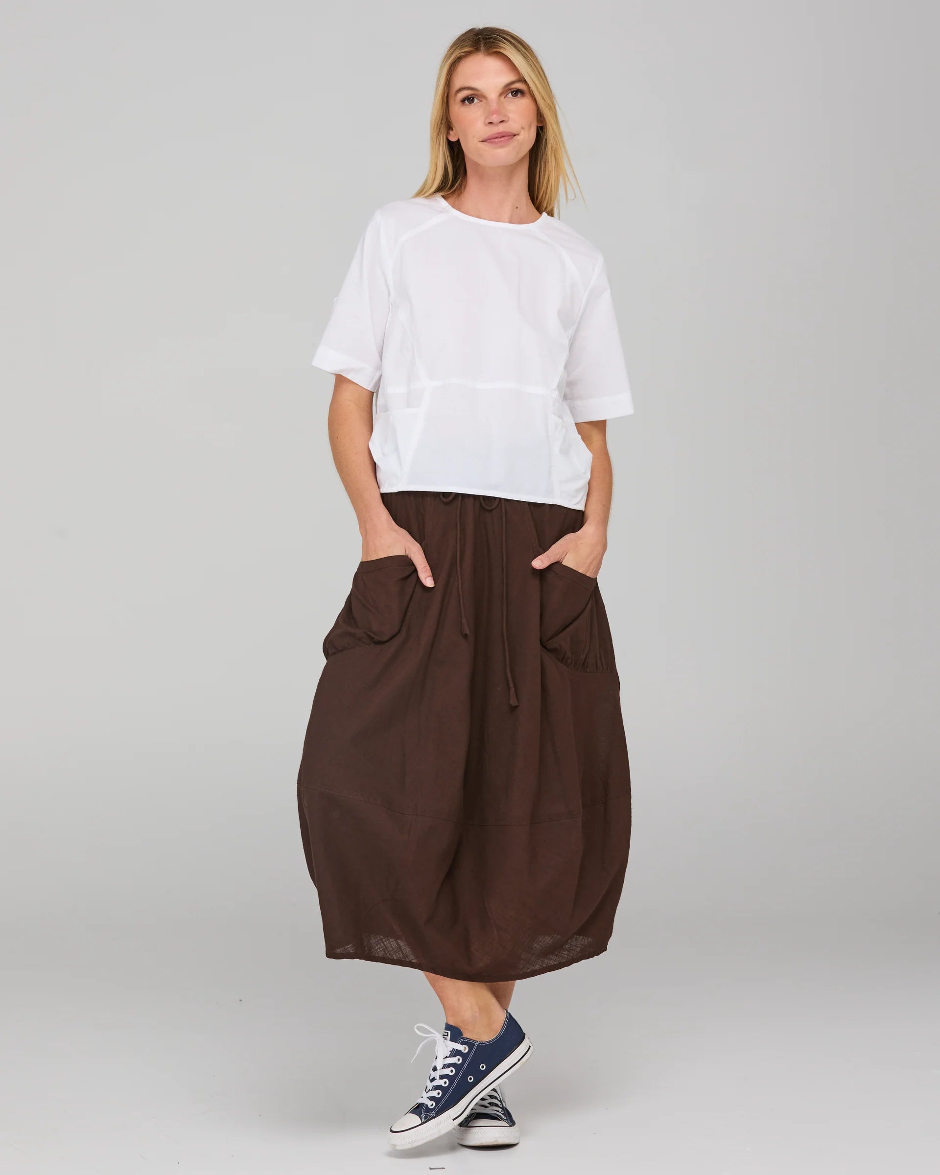 Boom Shankar Guru Skirt | Ground Coffee