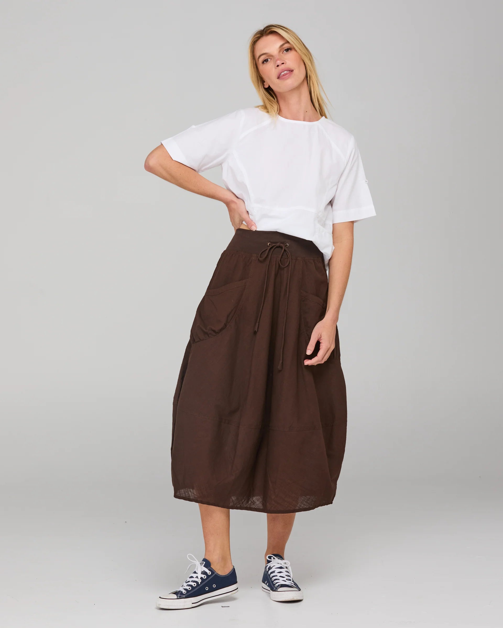 Boom Shankar Guru Skirt | Ground Coffee