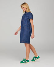 Boom Shankar Furmiko Denim Dress | Dark Denim