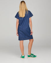 Boom Shankar Furmiko Denim Dress | Dark Denim