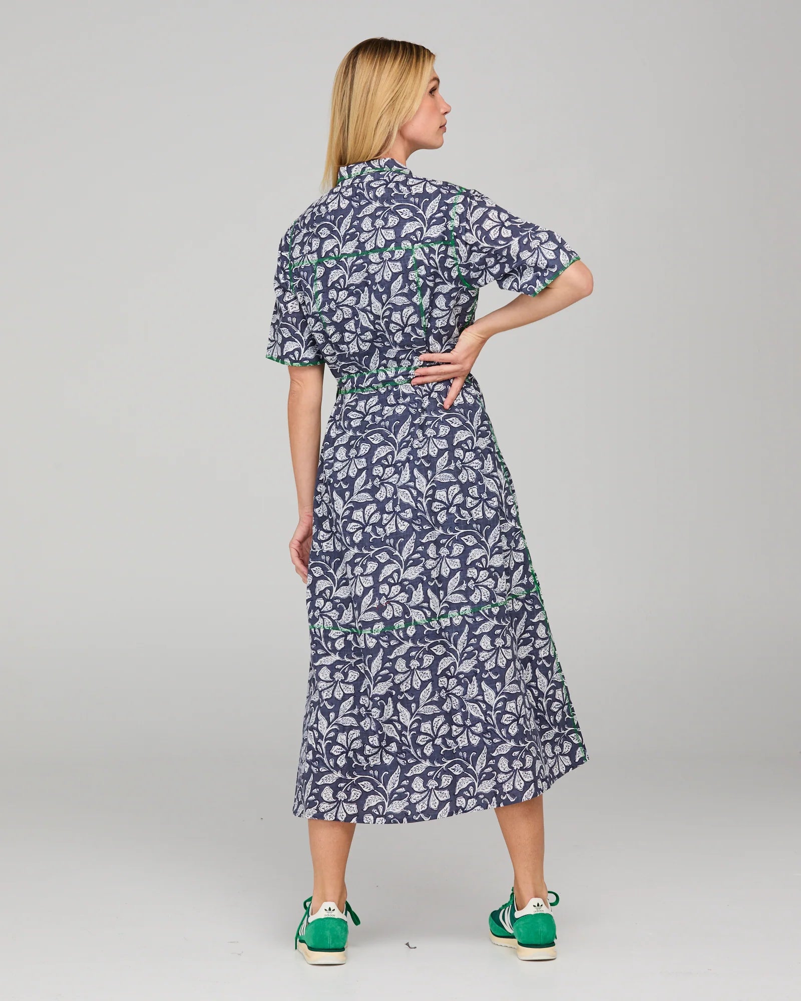 Boom Shankar Rishi Dress | Tzumi Navy