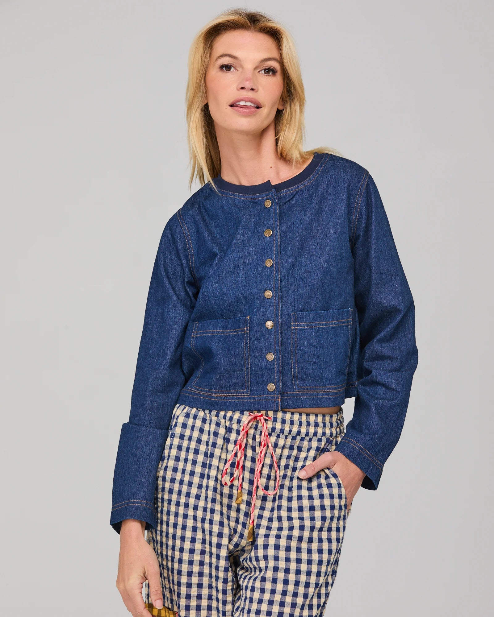 Boom Shankar Fumiko Jacket | Dark Denim