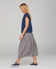 Boom Shankar Leaf Top | Dark Denim