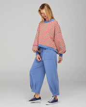 Boom Shankar Guru Sweater | Washed Maroon Stripe