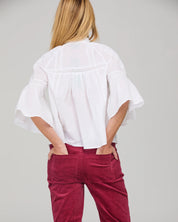 Boom Shankar Haru Shirt Embroidered | White