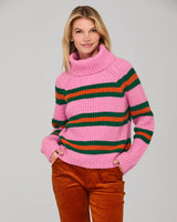 Boom Shankar Shanti Jumper | Pink Stripe