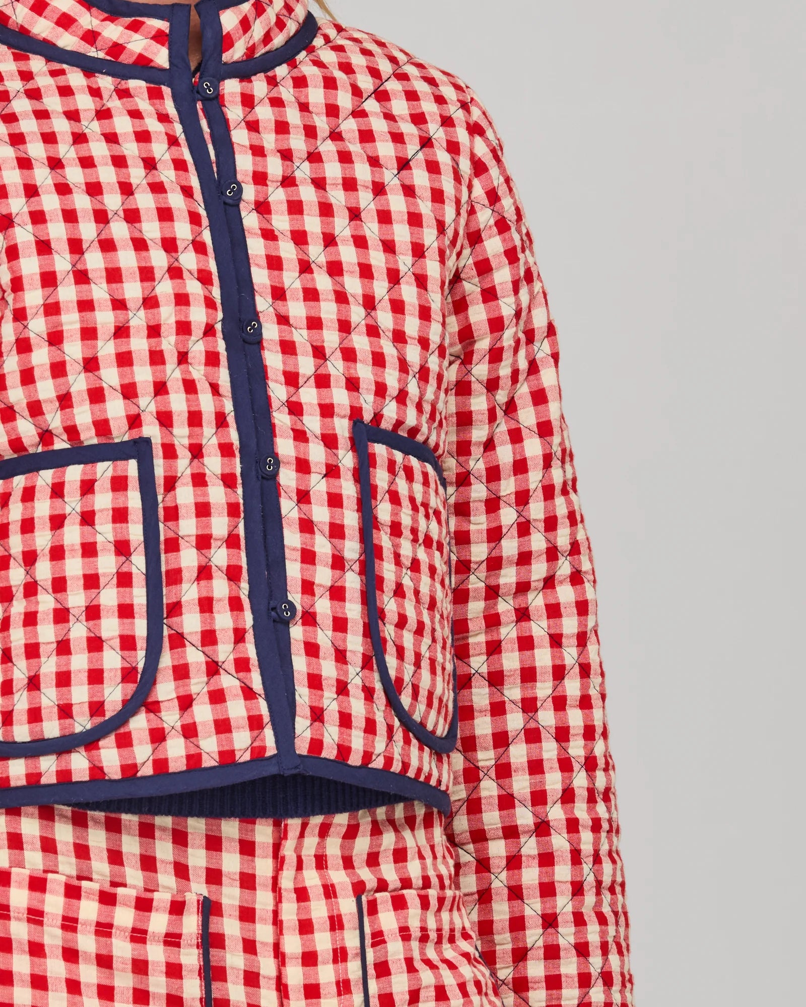 Boom Shankar Mizuki Jacket | Red White