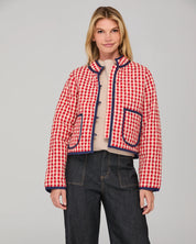 Boom Shankar Mizuki Jacket | Red White