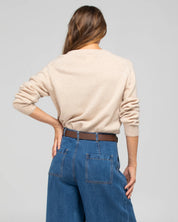 Boom Shankar Flower Belt | Chocolate Pebble