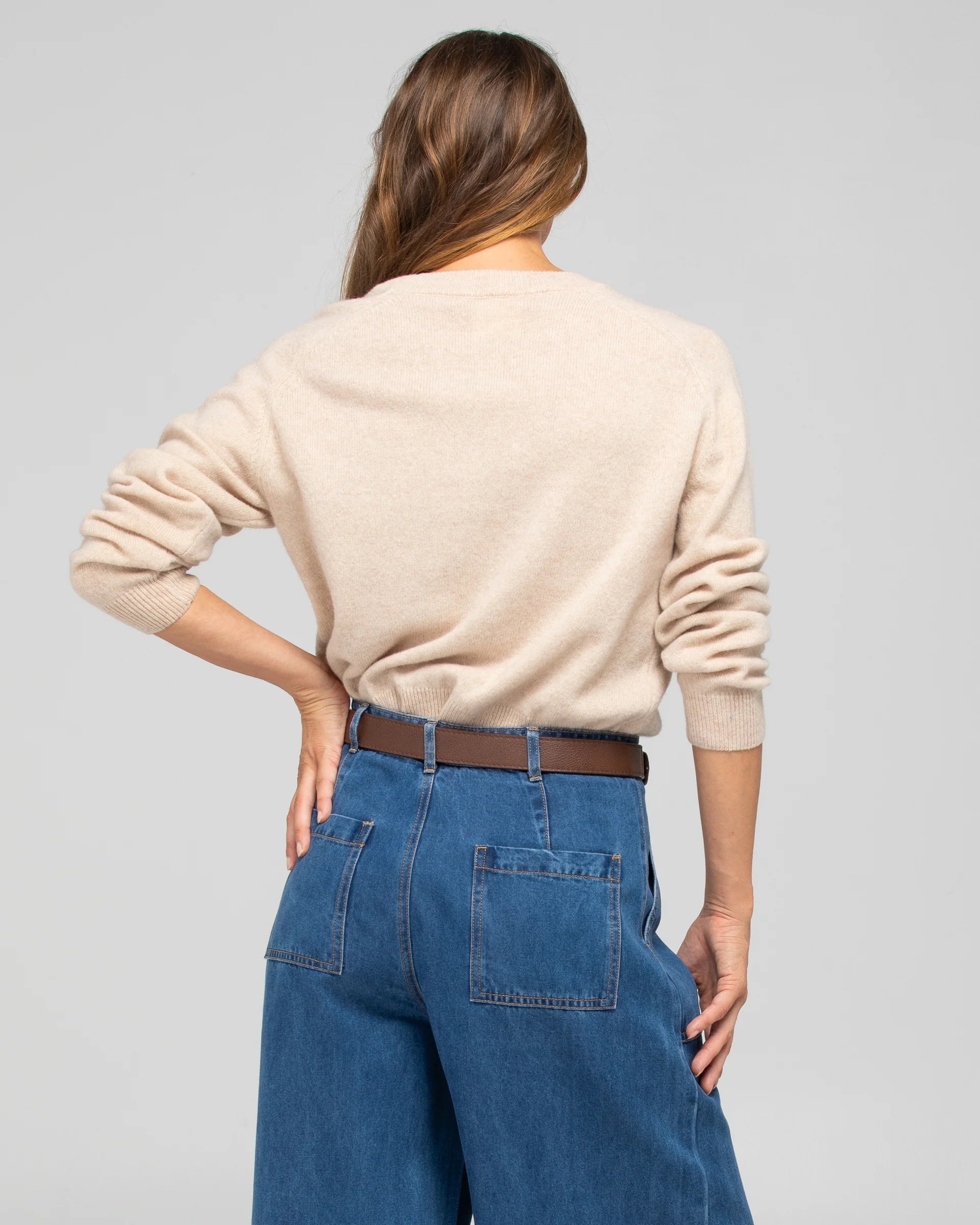 Boom Shankar Flower Belt | Chocolate Pebble