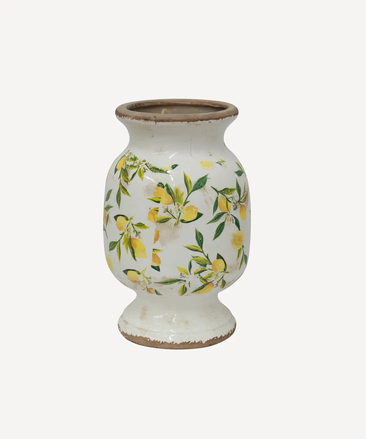French Country Botanical Lemon Urn | 32cm