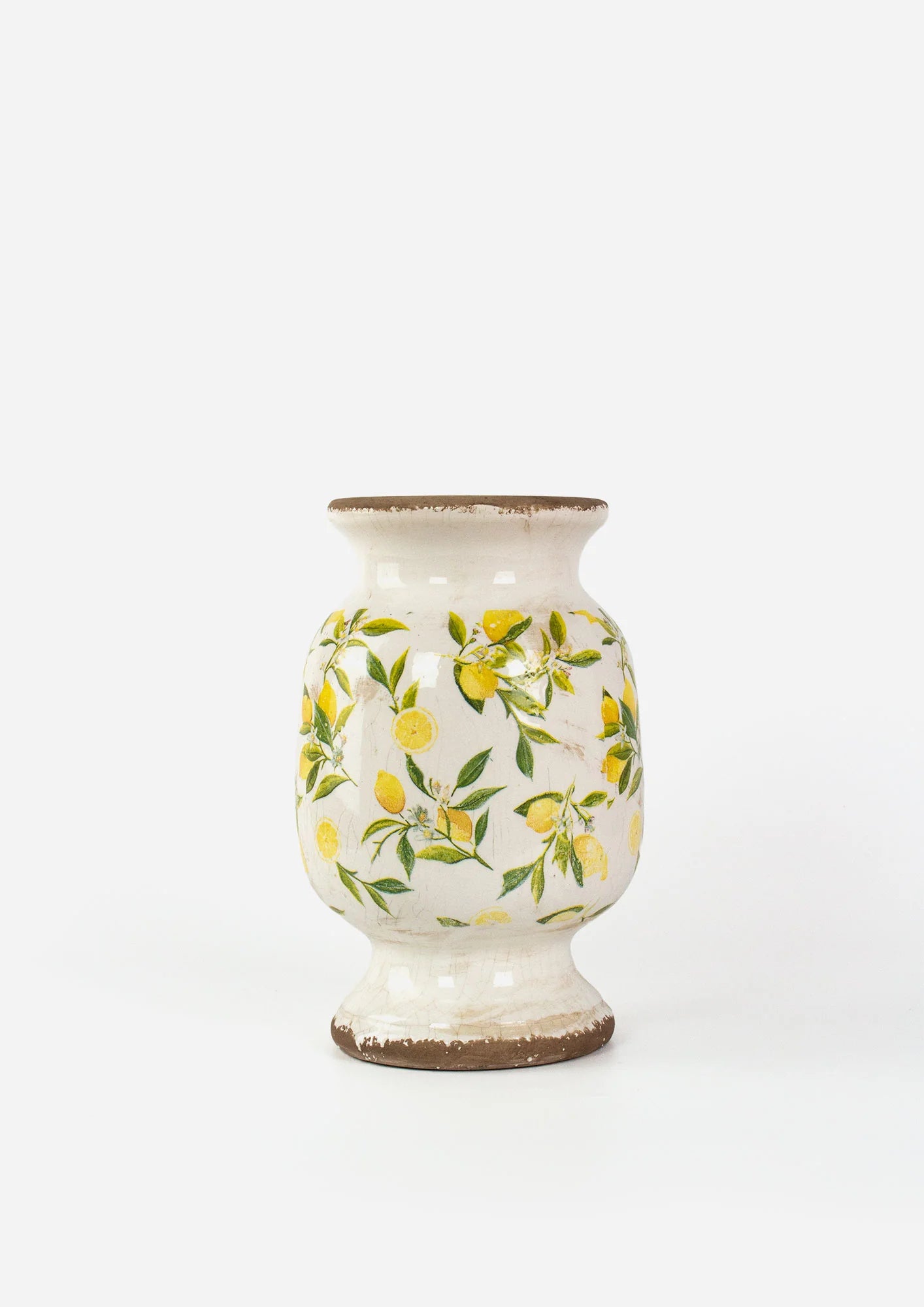 French Country Botanical Lemon Urn | 32cm