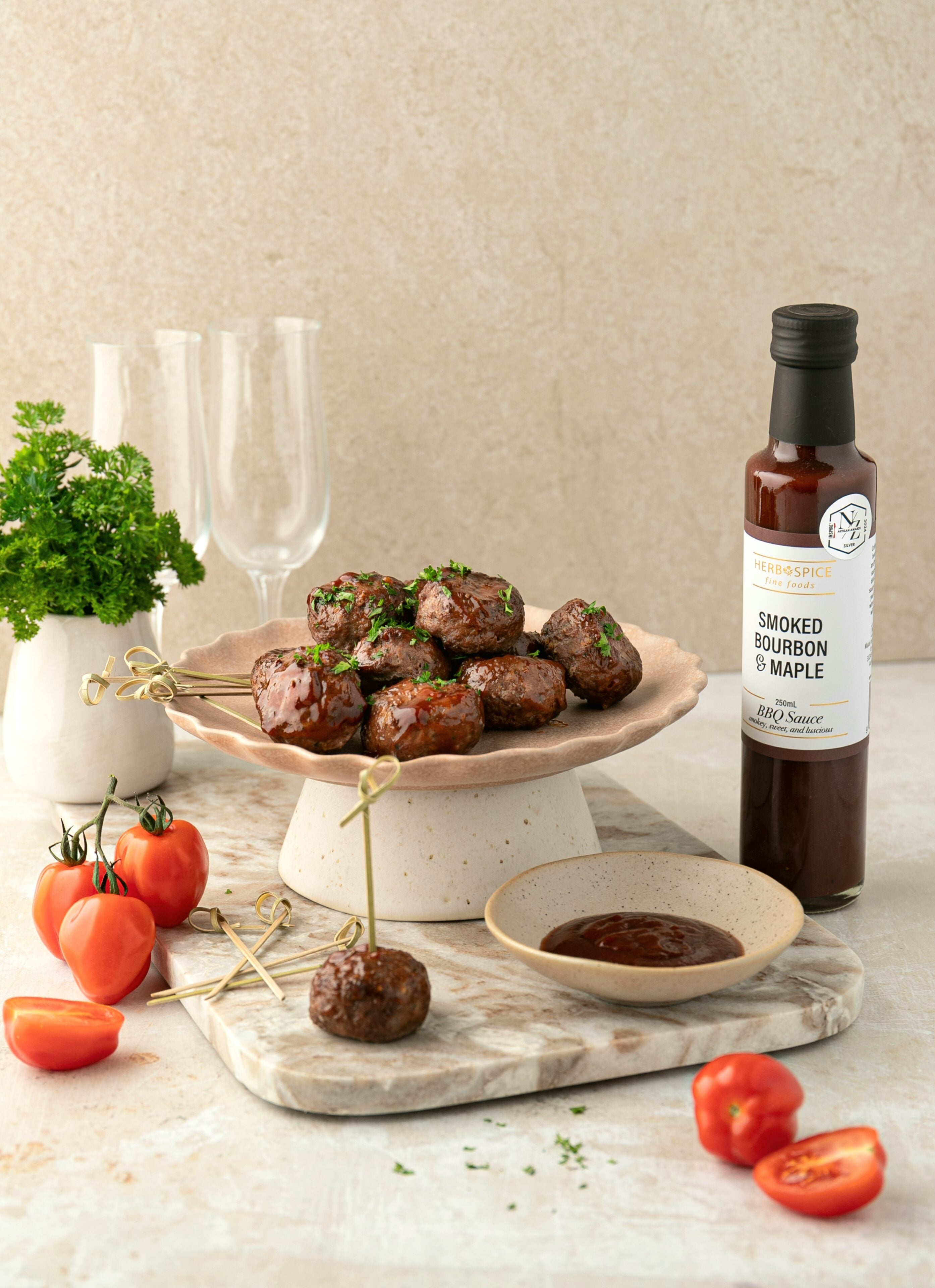Herb & Spice Mill BBQ Sauce | Smoked Bourbon & Maple 250ml