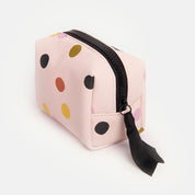 Caroline Gardner Mini Cosmetic Bag | Pink Multi Spot