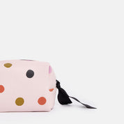 Caroline Gardner Mini Cosmetic Bag | Pink Multi Spot