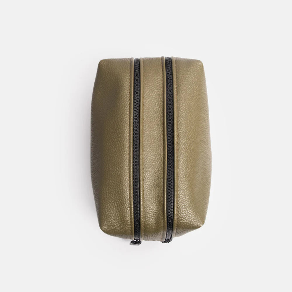 Caroline Gardiner Large Travel Washbag | Khaki