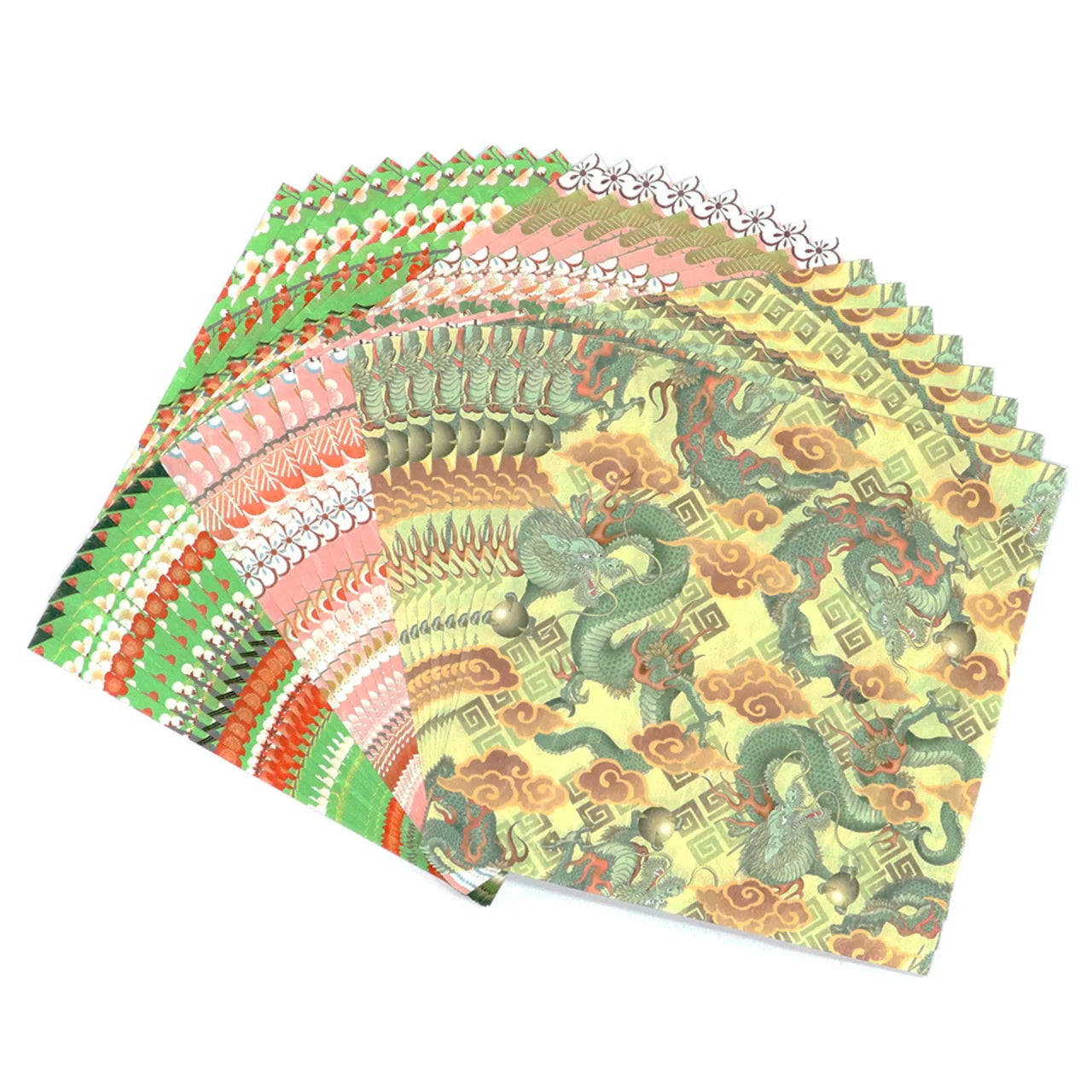 Naibu Fortune Washi Chiyogami Paper | 24 Sheets