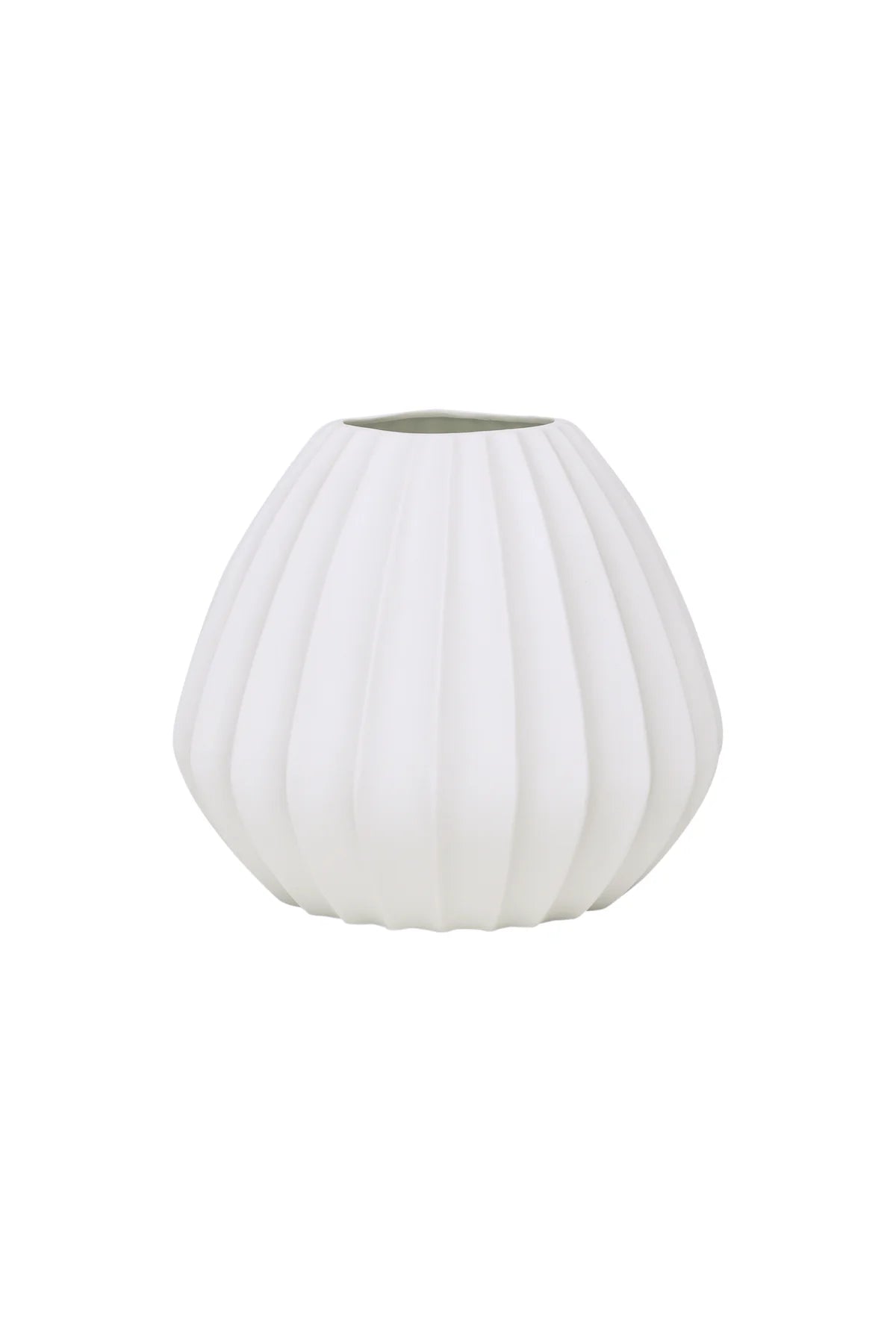 Maytime Table Lamp Wide Ridge | Matt White