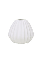 Maytime Table Lamp Wide Ridge | Matt White