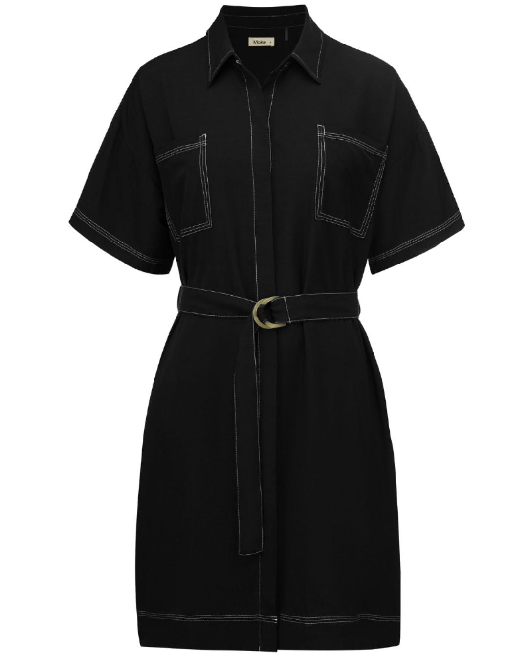 Moke Cora Shirt Dress | Black