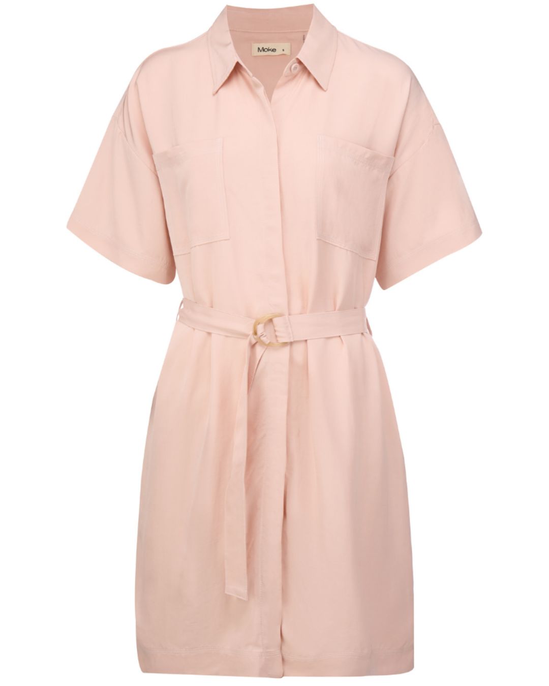 Moke Cora Shirt Dress | Dusty Pink