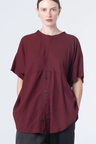 Company Of Strangers Fortune Tee | Merlot