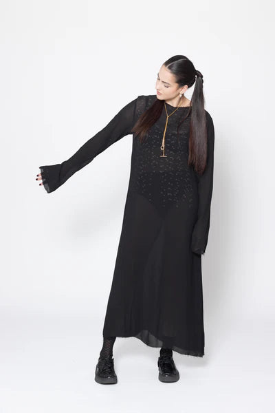 Company of Strangers Stark Dress | Black Scatter