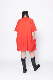Company Of Strangers Egos Shirtdress | Fire