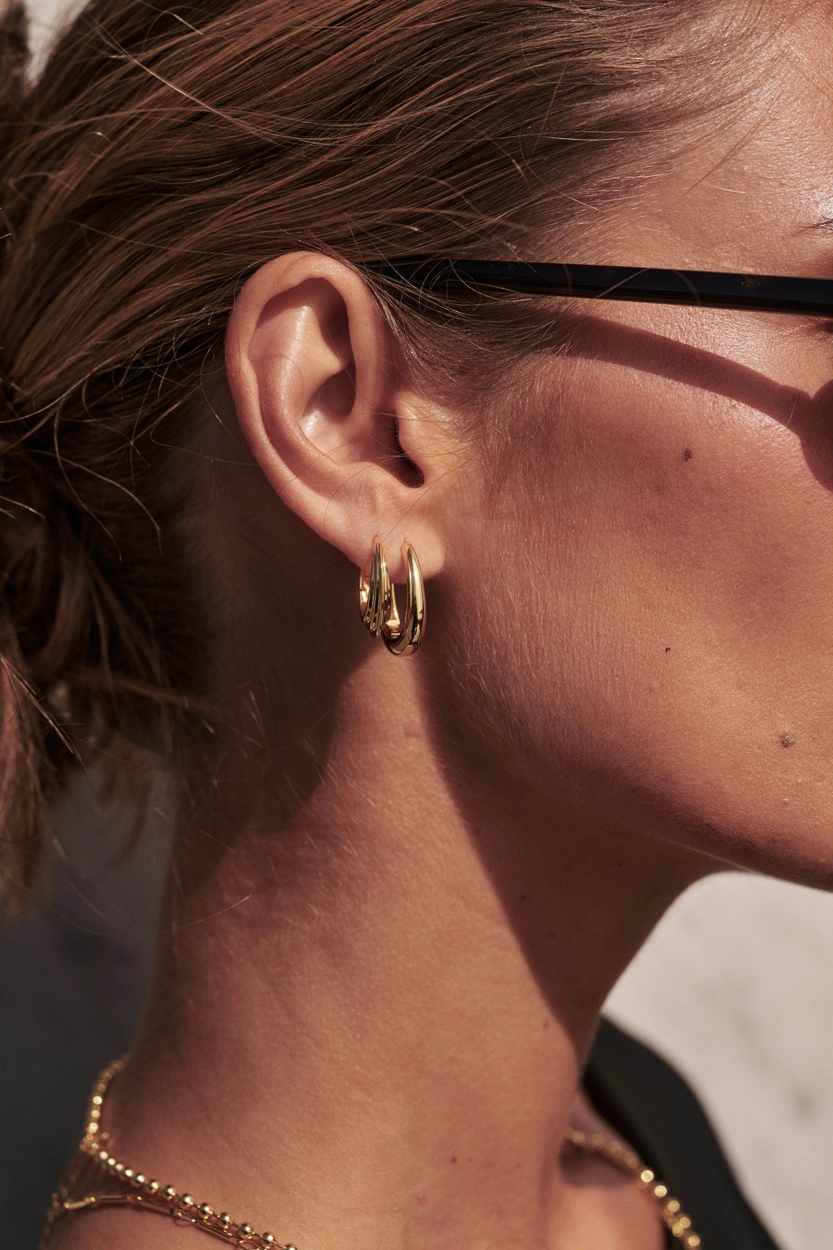 Zafino  Marley Hoop Medium | Gold Medium