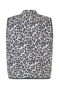 Lollys Laundry Cairo Quilted Vest | Leopard Print