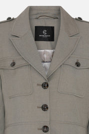 Bruuns Bazaar Carota Bikita Jacket | Concrete